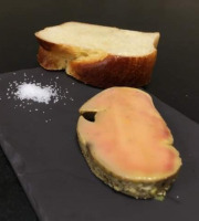 Des Poules et des Vignes à Bourgueil - Foie gras aux épices + une tranche de brioche