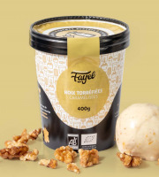 Mademoiselle Fayel - Crème Glacée Douceur de lait noix torréfiées caramelisées   - 100% Bio 500ml