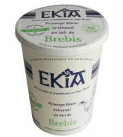 Bastidarra - Ekia - Fromage blanc brebis nature pot 400g