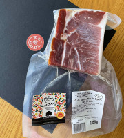 Mamy Suzanne Occitanie - Gros 1/8 Jambon Porc Noir de Bigorre, sans os, sans couenne - Affinage 24 mois - 670 g