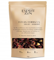 Esprit Zen - Fleurs d'Hibiscus - Bissap - Karkadé - Sachet zip 50g