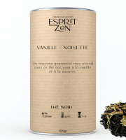 Esprit Zen - Thé Noir "Vanille -Noisette" - vanille - noisette - Boite 100g