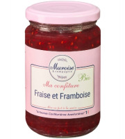 Muroise et Compagnie - Confiture de Fraise et Framboise Bio - 350 gr