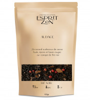 Esprit Zen - Thé Noir "Audace" - menthe - cacao - Sachet 100g