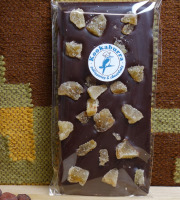 Pâtisserie Kookaburra - Tablette Chocolat Noir 70 % & Gingembre Confit