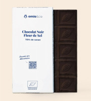 Omie - DESTOCKAGE - Chocolat noir 70% fleur de sel - 100 g