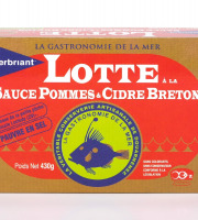 Conserverie Kerbriant - Lotte à la sauce Pomme et cidre breton - 430g