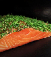Thierry Salas, fumage artisanal - Filet de saumon gravlax entier 1,7kg