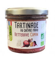 Fromagerie Seigneuret - Tartinade Au Chèvre Frais - Betterave Et Cumin 90g
