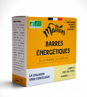 Maltivor - Pack 6 Barres Énergétiques BIO - Curry & Noix de Cajou