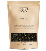Esprit Zen - Thé Noir "Jardin Zen" - fraise - rhubarbe - Sachet 100g