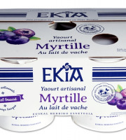 Bastidarra - Ekia - Yaourt Myrtille Brassé  4*125 gr