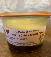 Des Poules et des Vignes à Bourgueil - Magret de canard  Confit