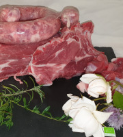 La Ferme du Montet - [SURGELÉ] Colis de Porc Noir Gascon BIO - 10 kg