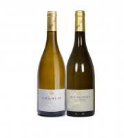 Domaine Tupinier Philippe - 1 Bouteille Bourgogne Blanc Vieilles Vignes 2019 et 1 bouteille de Chablis 2019