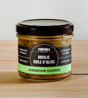 Coupable Tartinable - Tartinables aubergine confite Basilic et Huile d'Olive