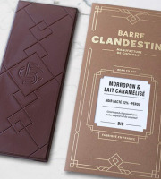 Barre Clandestine - Chocolat et lait caramélisé, bean to bar