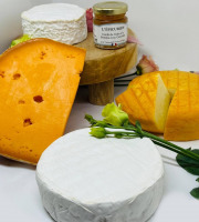 La Fromagerie Sainte Godeleine - Coffret 4 fromages + 1 Confit Cidre