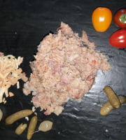 La Ferme du Montet - APERO - Rillettes aux oignons de Porc Noir Gascon BIO 190g