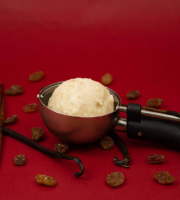 Sÿba - Glaces végétales - Glace Rhum-raisin vanille - 2x2,5L