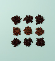 Basile et Téa - Rochers Suisses de chocolat Noir 72% et Lait 39%   220g - 16 pièces
