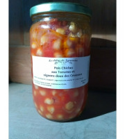 Les Délices du Scamandre - Pois Chiches Tomate Oignon Doux Des Cévennes - Bocal 400 G