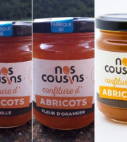 Nos cousins Conserverie - Trio De Confitures: Abricot, Abricot-vanille, Abricot-fleur D'oranger 3x240g