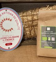 L'Atelier Contal - Paysan Meunier Biscuitier - Farine de Lentilles Vertes Bio & Sans Gluten - 500g