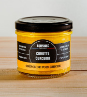 Coupable Tartinable - Crème de pois chiche Carotte et Curcuma