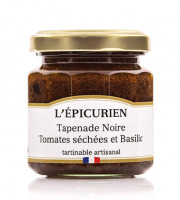 L'Epicurien - Tapenade Noire Tomates Séchées et Basilic