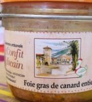 Le Confit d'Ascain - foie gras de canard entier fermier 315g canard issu de l'exploitation familiale