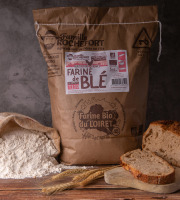 Famille Rochefort - Farine de blé bio T110 (semi-complète) 5 kg