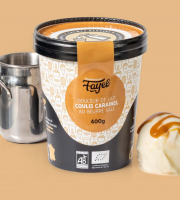 Mademoiselle Fayel - Crème Glacée Douceur de lait coulis caramel au beurre salé   - 100% Bio 500ml