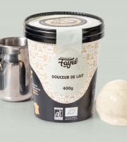 Mademoiselle Fayel - Crème Glacée Douceur de lait - 100% Bio 500ml