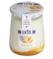 Bastidarra – Ekia - Yaourts bi couche Abricot - 8 Pots