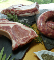 Terres En Vie - [Précommande] Cochon Mangalica Bio Mature (2 ans et demi d'élevage) - Assortiment à Griller 2.5 kg