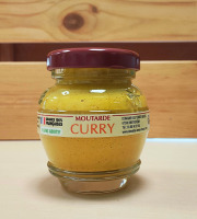 Domaine des Terres Rouges - Moutarde au Curry graines françaises sans additifs 55G