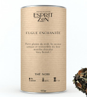 Esprit Zen - Thé Noir "Fugue Enchantée" - cacao - menthe - Boite 100g