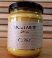 Piments et Moutardes du Périgord - Moutarde fine au curry 200g