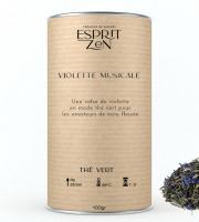 Esprit Zen - Thé Vert "Violette musicale" - violette - Boite 100g