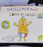 Cailles de Chanteloup - Œufs de caille "Caillimer'œuf" - 22 boîtes de 18 œufs