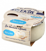Bastidarra – Ekia - Riz au lait nature  - 8 pots