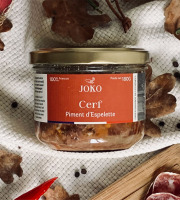 JOKO Gastronomie Sauvage - Terrine de Cerf Piment d'Espelette 90G x 24
