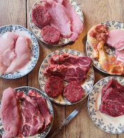 Boucherie Guiset, Eleveur et boucher depuis 1961 - Colis viande mixte - repas rapides - 4kg