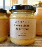 Piments et Moutardes du Périgord - Moutarde fine au piment du Périgord 350g
