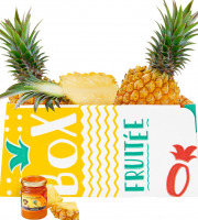 La Box Fruitée -  Fruits de la Réunion - Box Queen Victoria - 3 Ananas et 1 Confiture