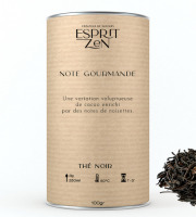 Esprit Zen - Thé Noir "Note Gourmande" - cacao - noisette - Boite 100g