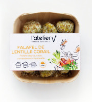 L'Atelier V* - Falafels de lentille corail, patate douce,  coco, coriandre et citronnelle