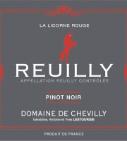 Domaine de Chevilly - 1 bouteille Reuilly Rouge - La Licorne Rouge