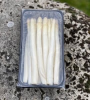 Les asperges du Soissonnais - Asperges Blanches Epluchées - 750g